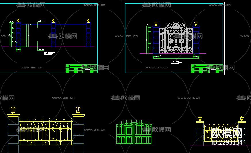 新农村住宅cad施工图下载（渲染图8）