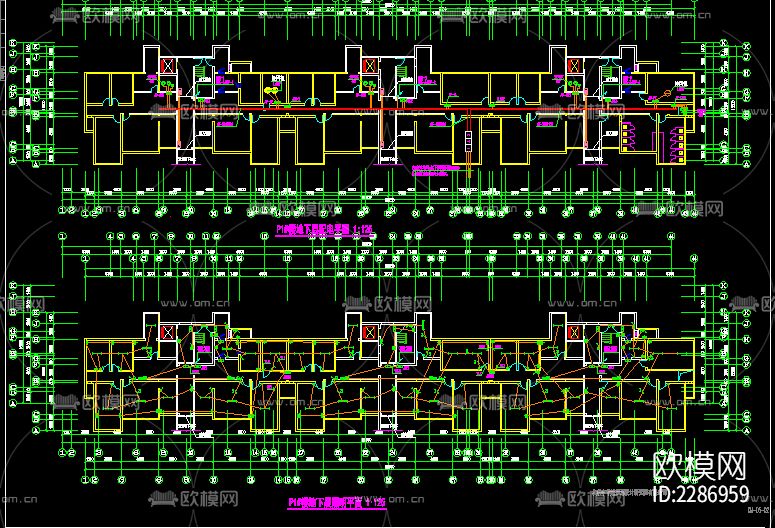 25层住宅的全套cad施工图下载（渲染图8）