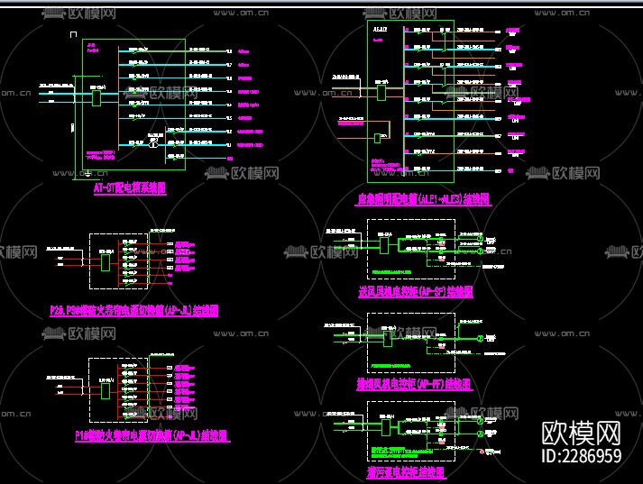 25层住宅的全套cad施工图下载（渲染图7）