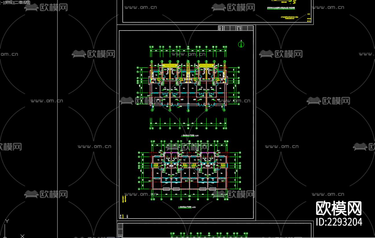 上塘荆芋花乡小区CAD施工图下载（渲染图1）