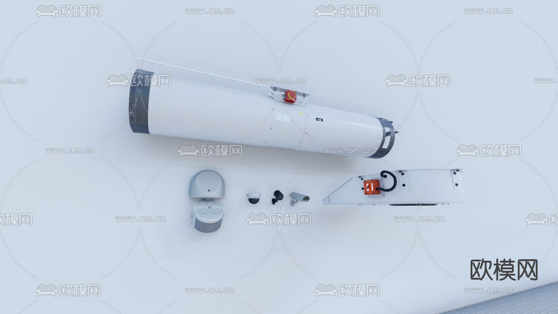 现代工业设备su模型