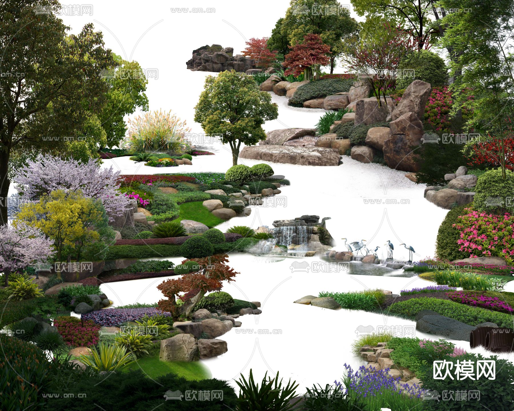 绿植植物 灌木丛psd下载