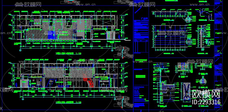 阿里巴巴总部大楼cad施工图下载（渲染图1）