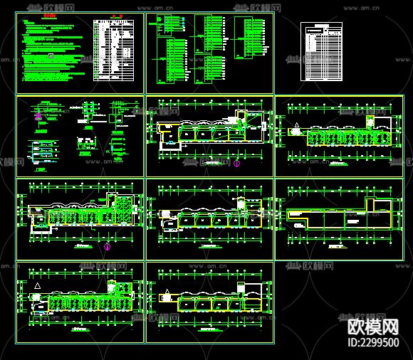 教学楼电气设计CAD施工图下载（渲染图1）