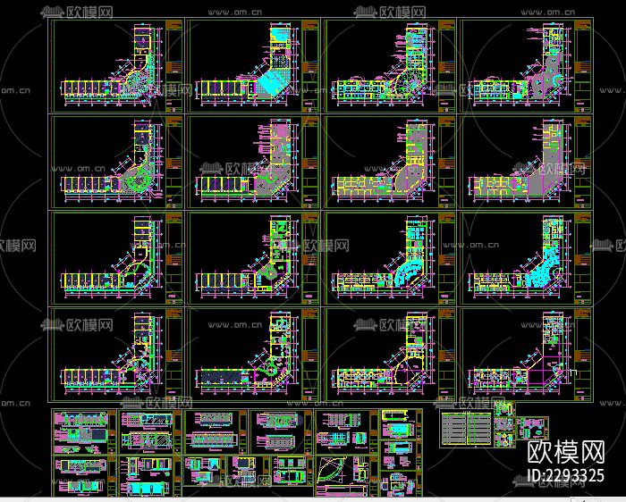 洗浴按摩装修电气cad施工图下载（渲染图1）