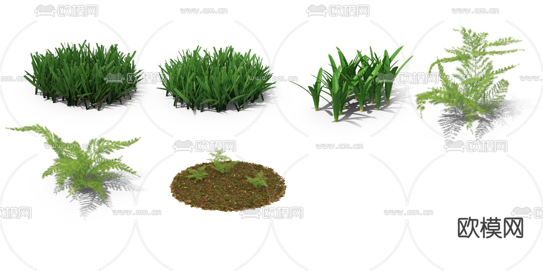 草丛 植物 野草 土壤psd下载_ID12125898_3dmax免费模型-欧模网