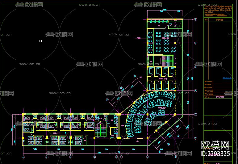 洗浴按摩装修电气cad施工图下载（渲染图2）