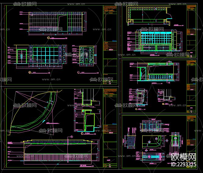 洗浴按摩装修电气cad施工图下载（渲染图6）