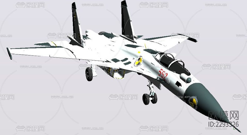 艦載機CAD模型下載