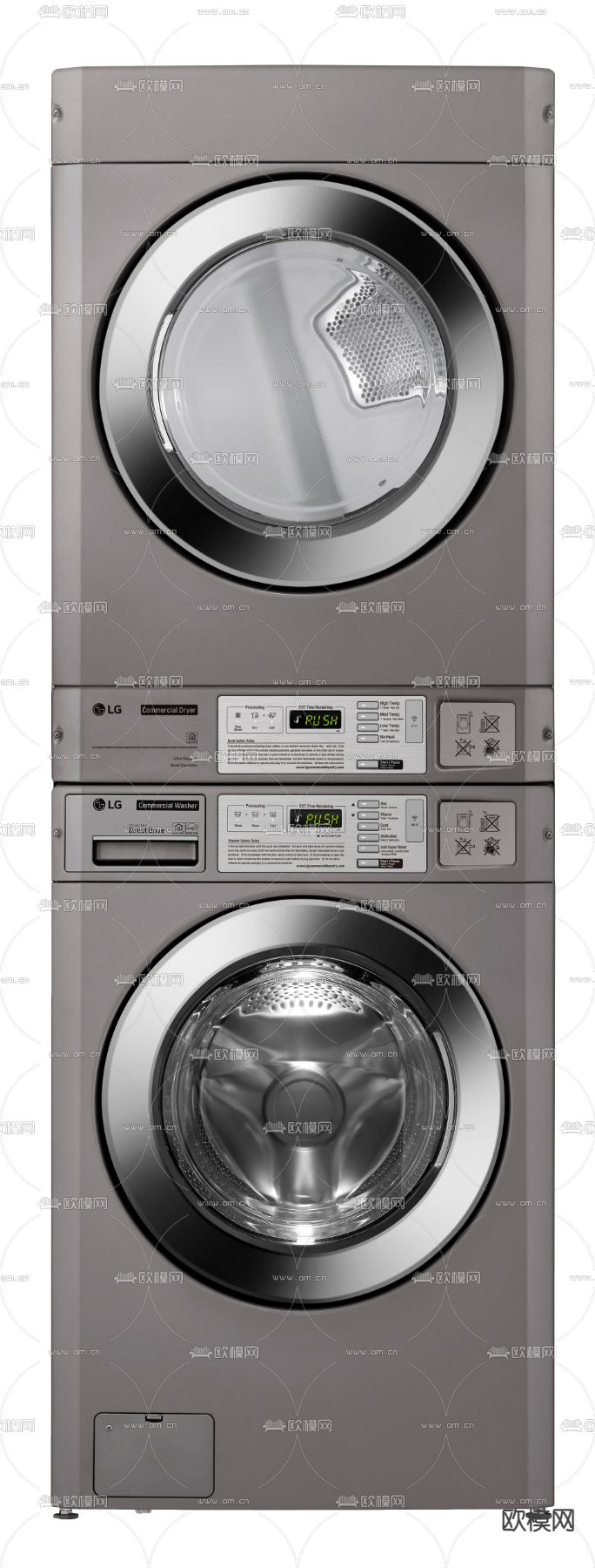 LG商用洗衣机 烘干机su模型