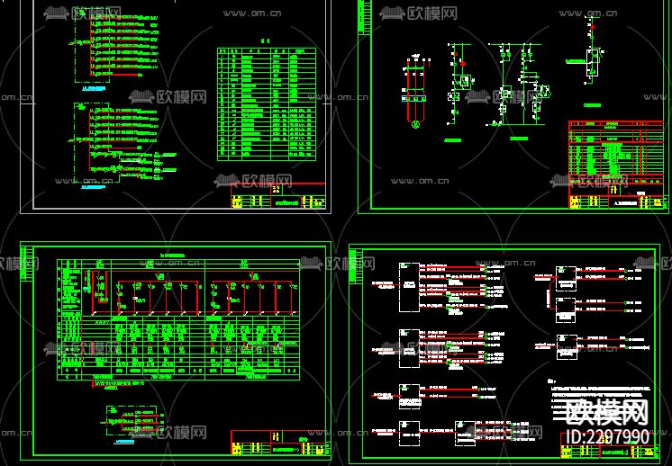 锅炉房热力CAD施工图下载（渲染图2）