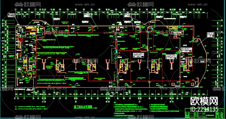高层商住楼经典电气CAD施工图下载（渲染图4）