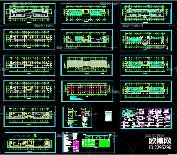 办公楼电气CAD施工图下载