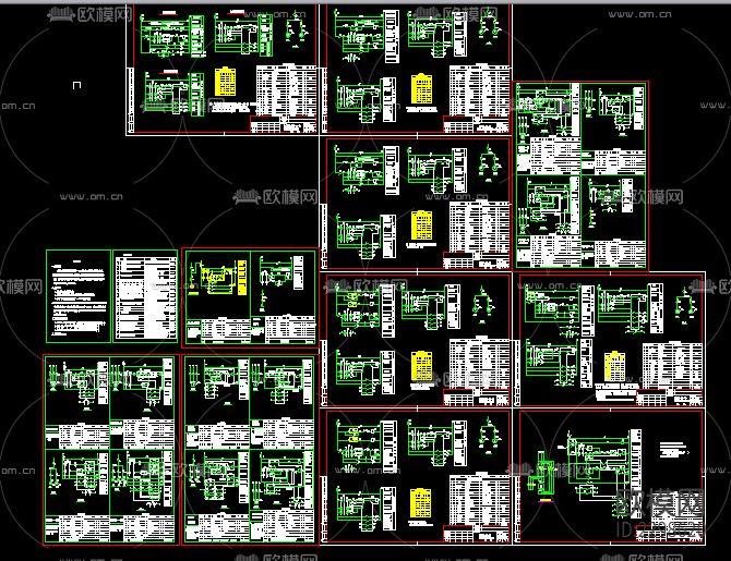 水泵控制原理CAD节点大样下载（渲染图1）