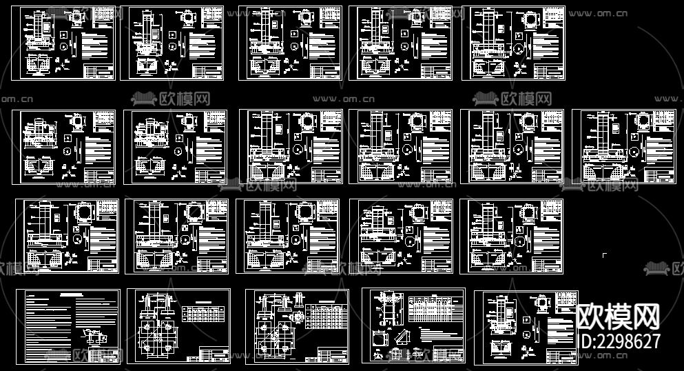 最常用110KV铁塔CAD施工图下载（渲染图1）