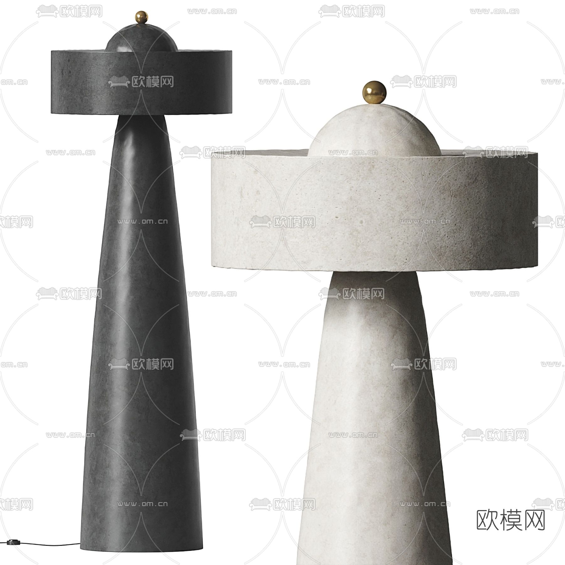 Danny Kaplan 落地灯3d模型下载