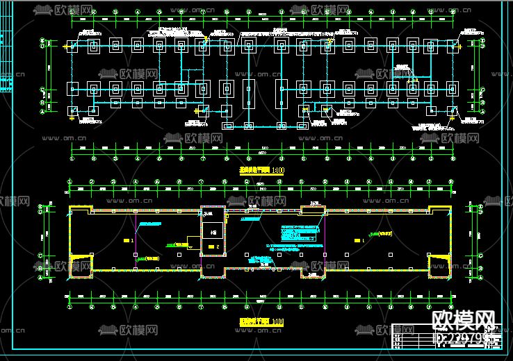 教学楼电气CAD施工图下载（渲染图4）