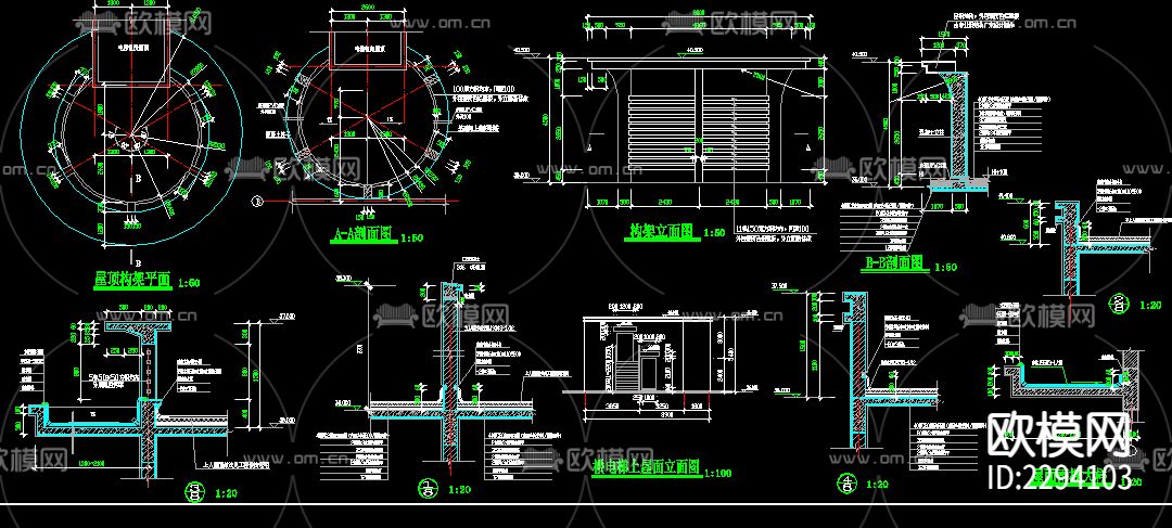 住宅楼建筑cad施工图下载（渲染图5）