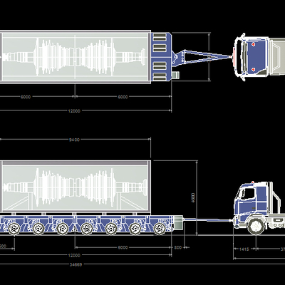  机械卡车CAD节点大样 