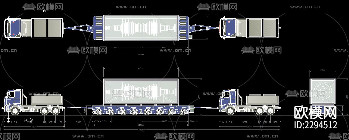 机械卡车CAD节点大样下载