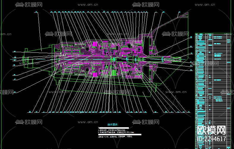 自动变速器CAD节点大样下载