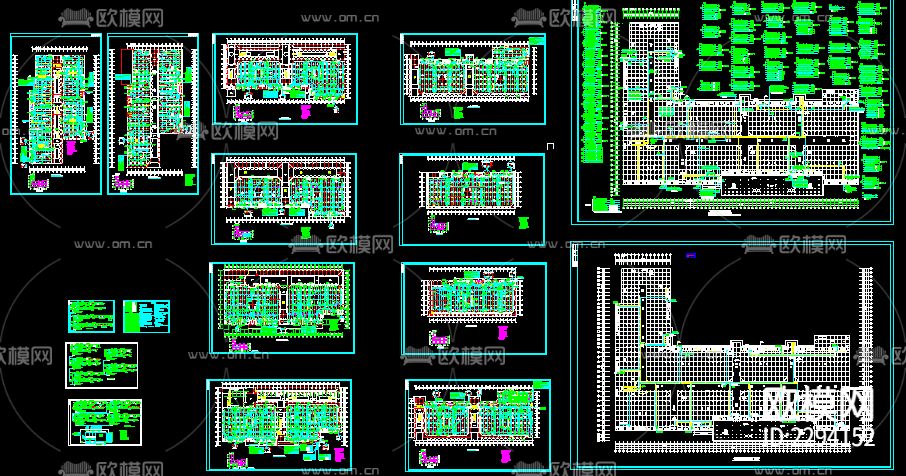 平大型商场消防设计cad施工图下载