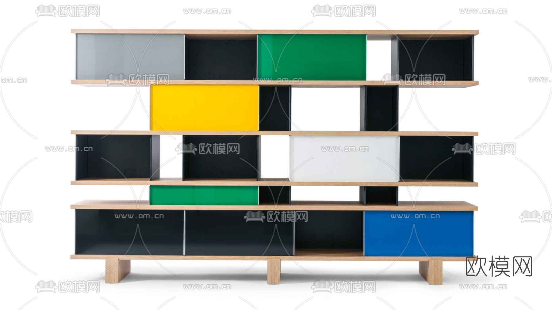 Cassina Nuage 边柜 装饰柜3d模型下载（渲染图1）