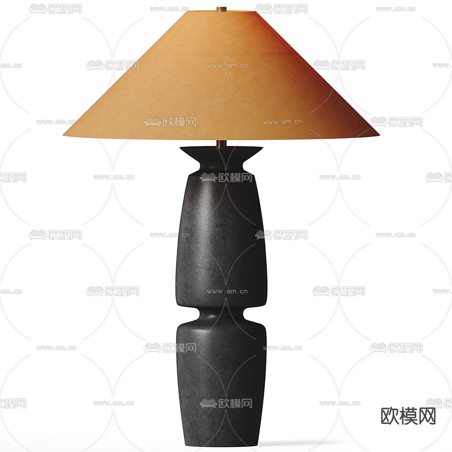 Gantri复古台灯3d模型下载（渲染图2）