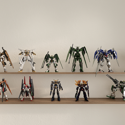  高达 敢达 手办 潮玩su模型 