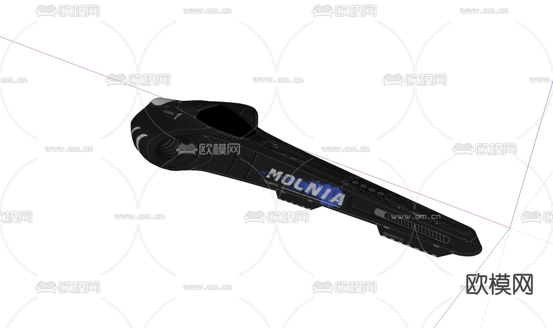 后现代未来飞行战舰su模型下载（渲染图3）