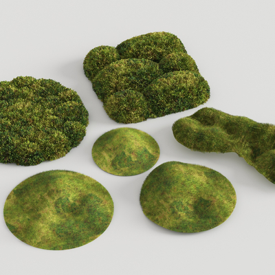  现代苔藓su模型 