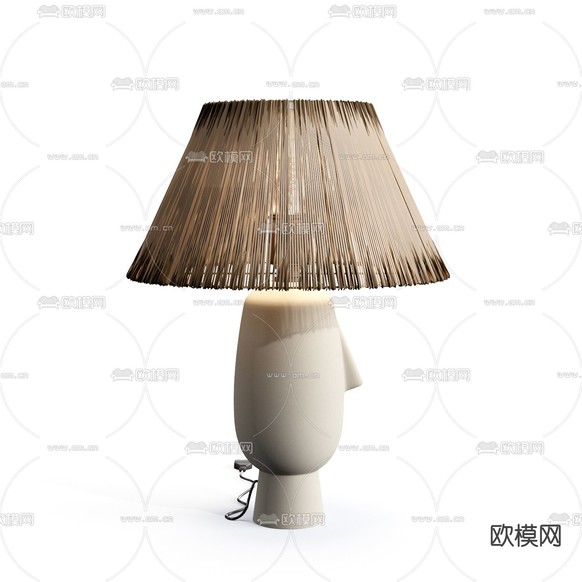 Areti 稻草人台灯3d模型下载(渲染图1)