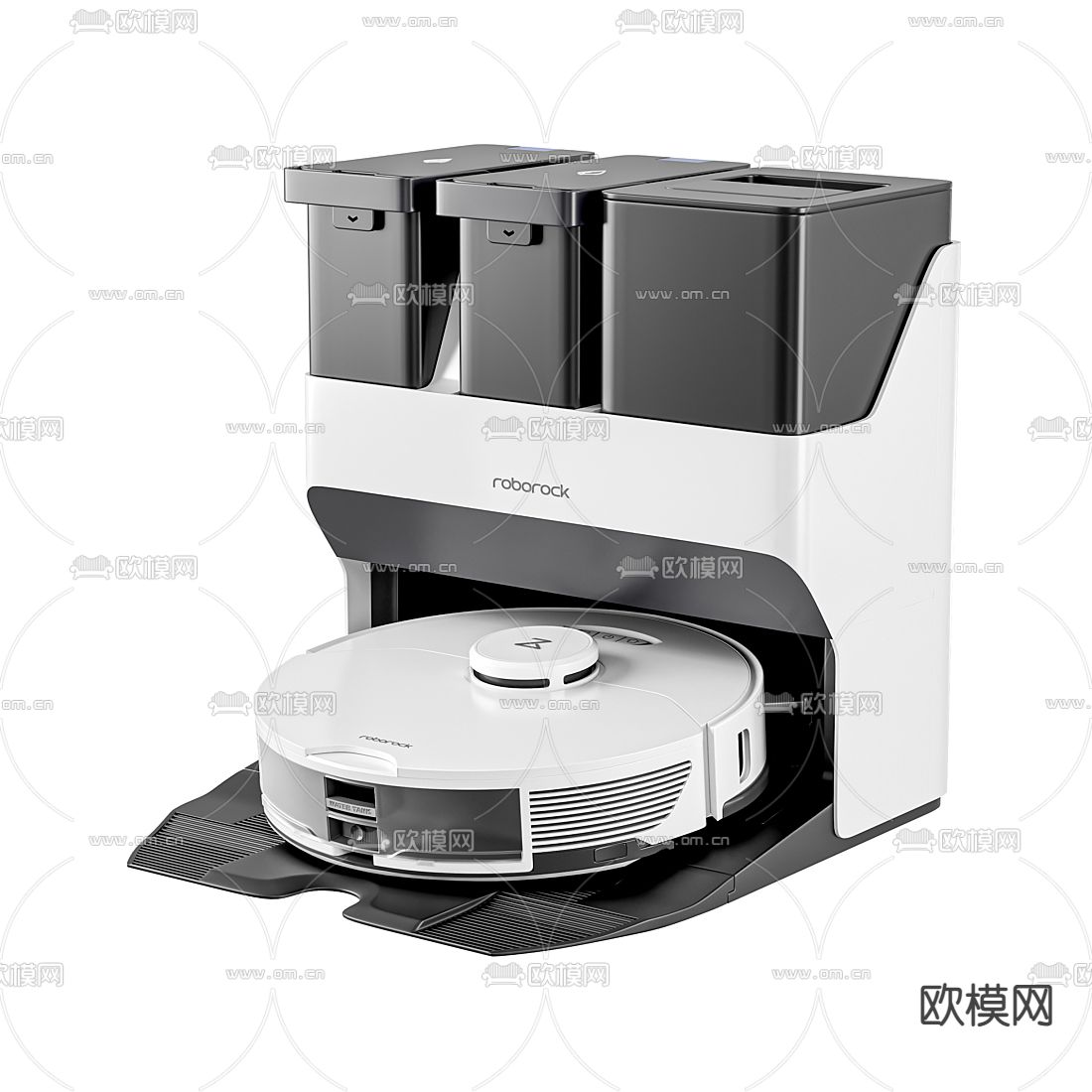 智能扫地机器人 扫地机3d模型下载（渲染图1）