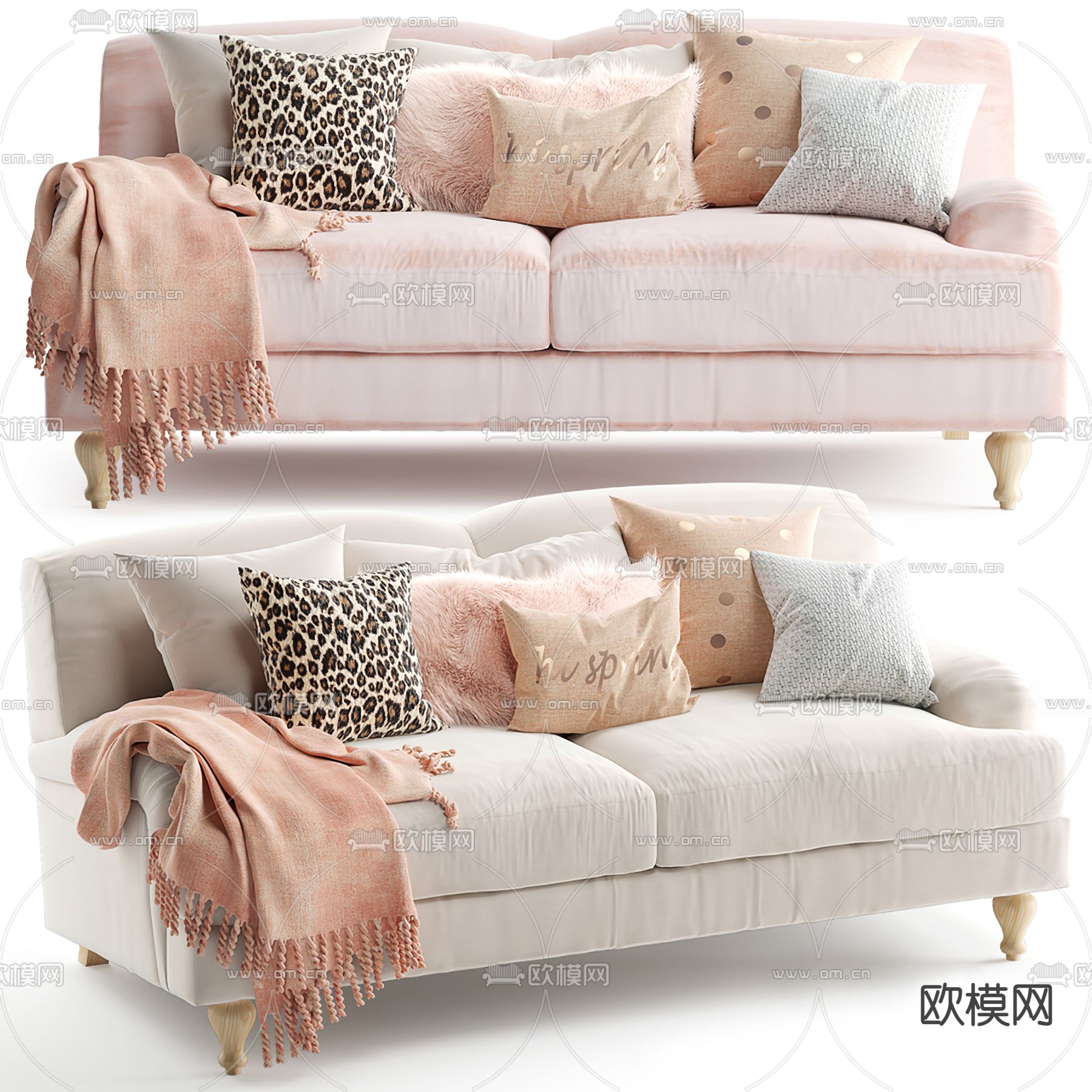 一组粉色沙发案例_8点视觉-站酷ZCOOL