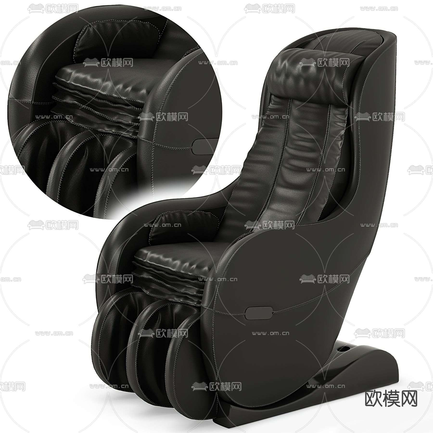 现代按摩椅3d模型下载