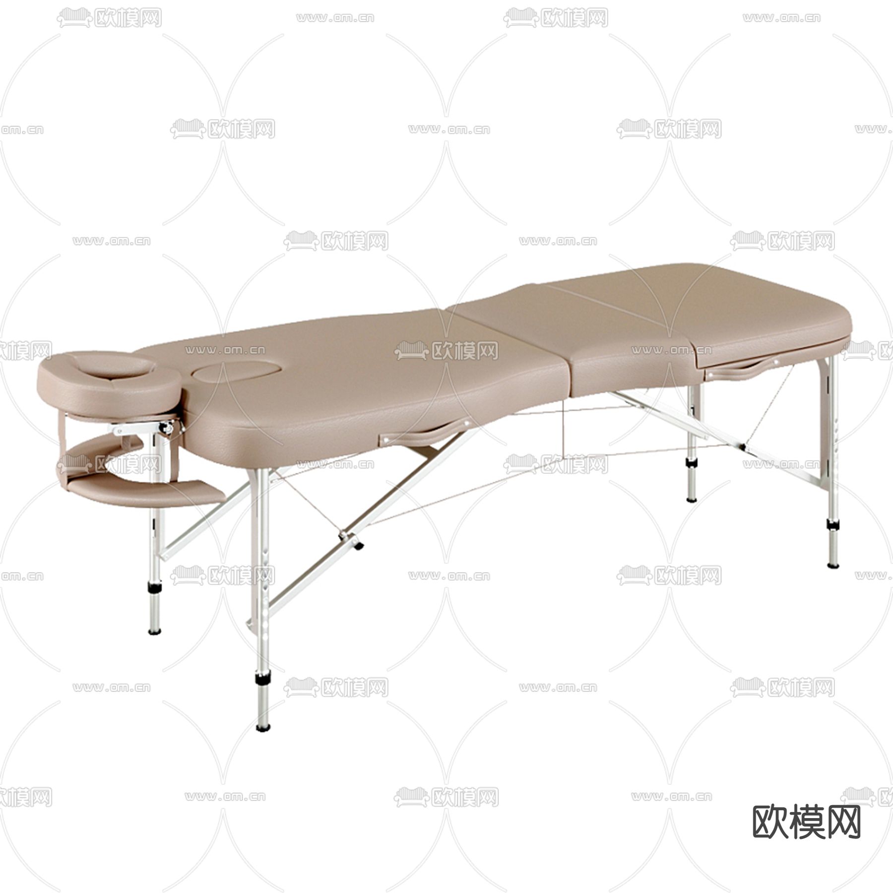 现代美容院按摩床3d模型下载