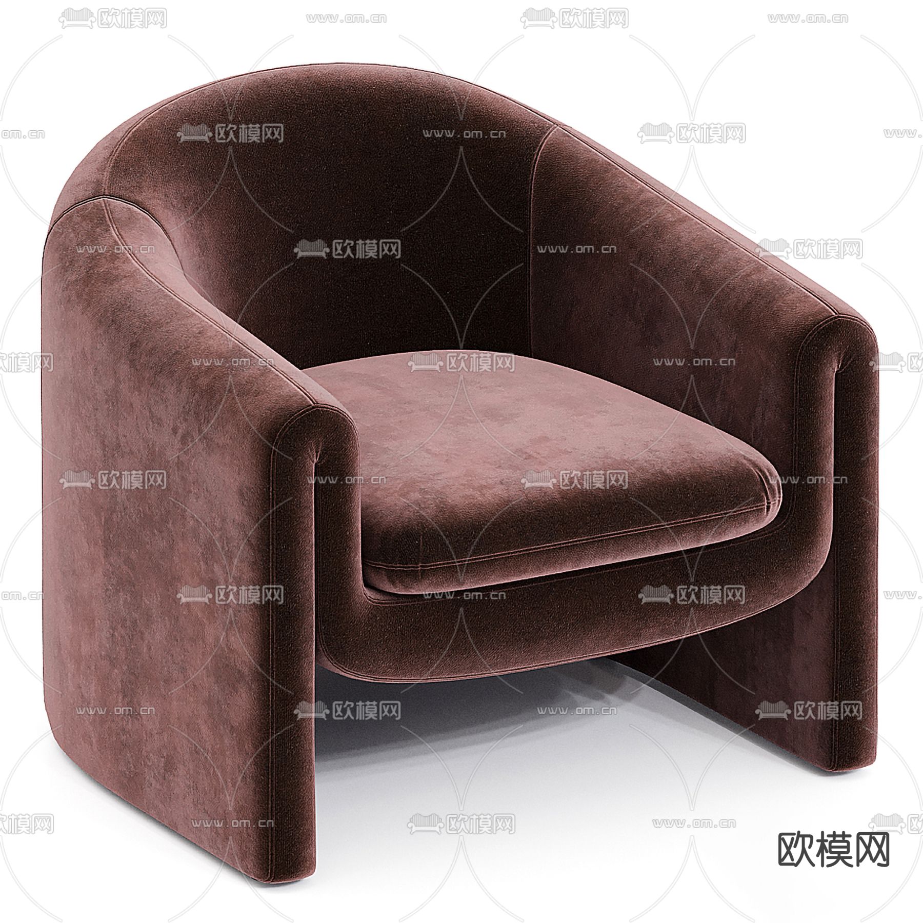 Wayfair单人沙发3d模型下载（渲染图3）