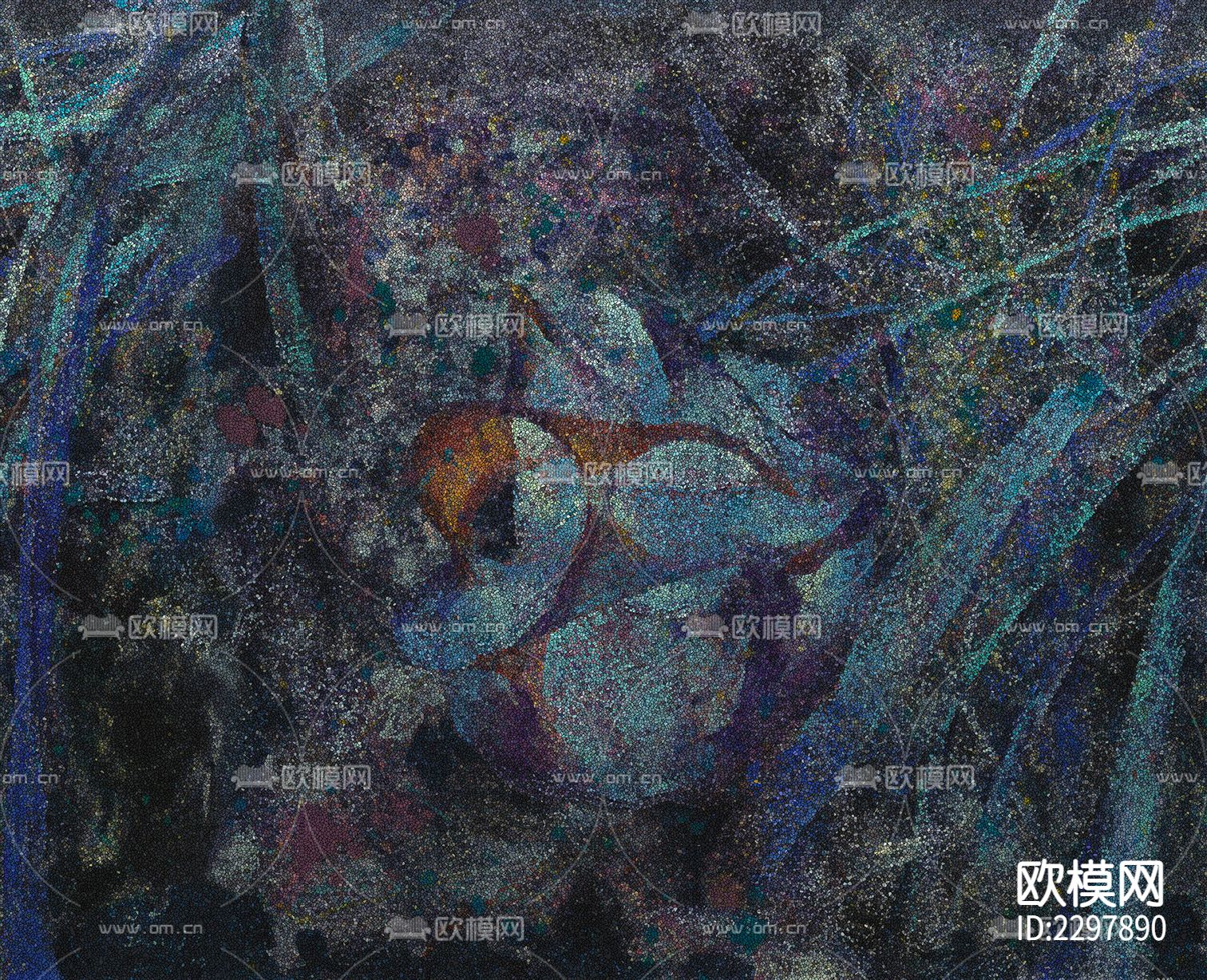暗黑风卫生间背景墙