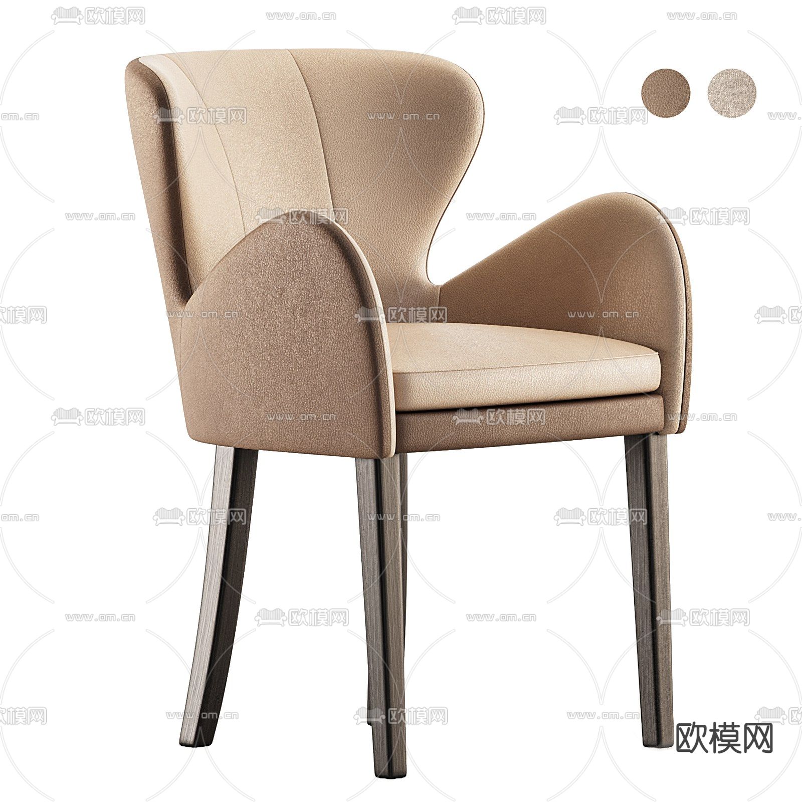 pertica椅子 单椅3d模型下载（渲染图1）