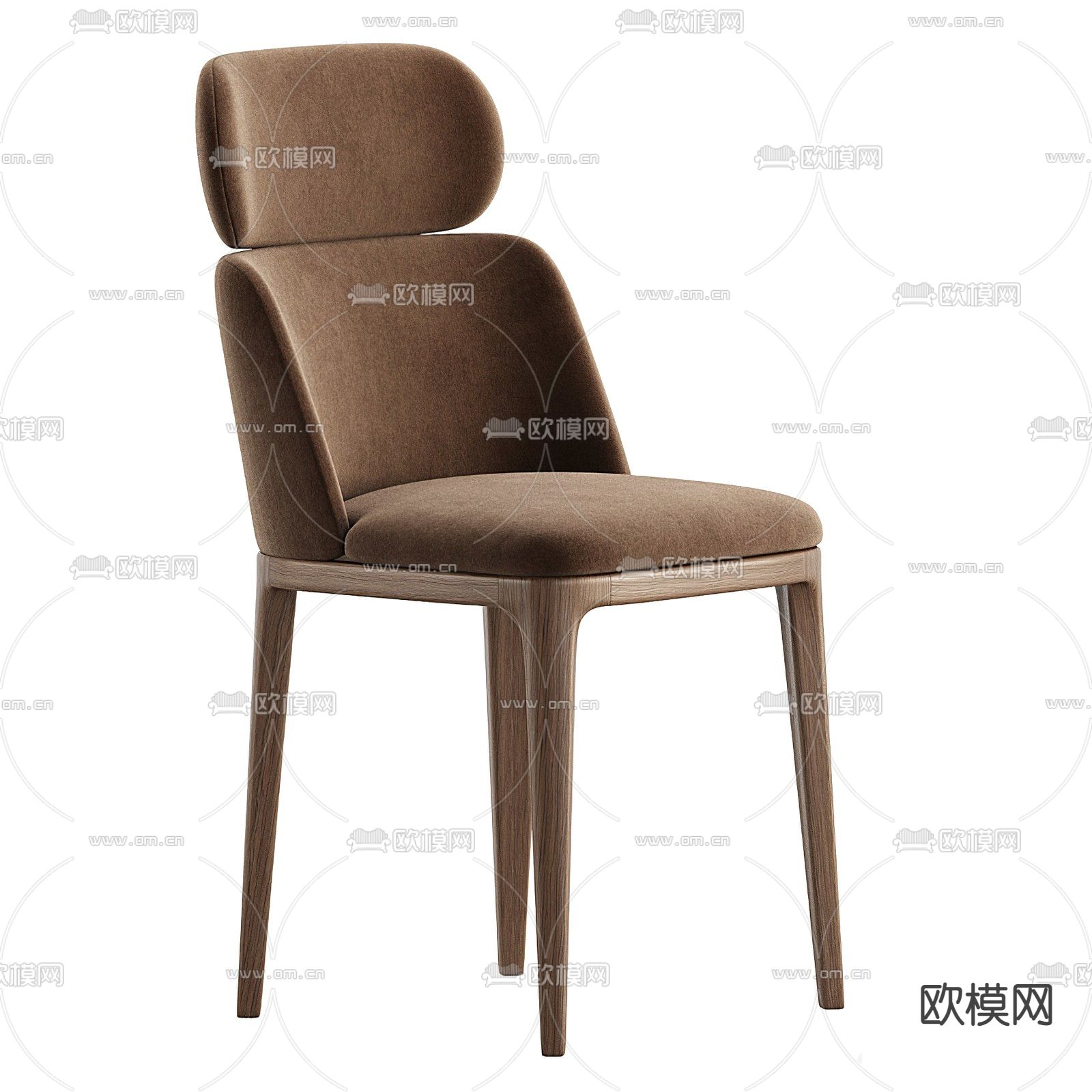 Pertica  现代餐桌 椅子3d模型下载（渲染图2）