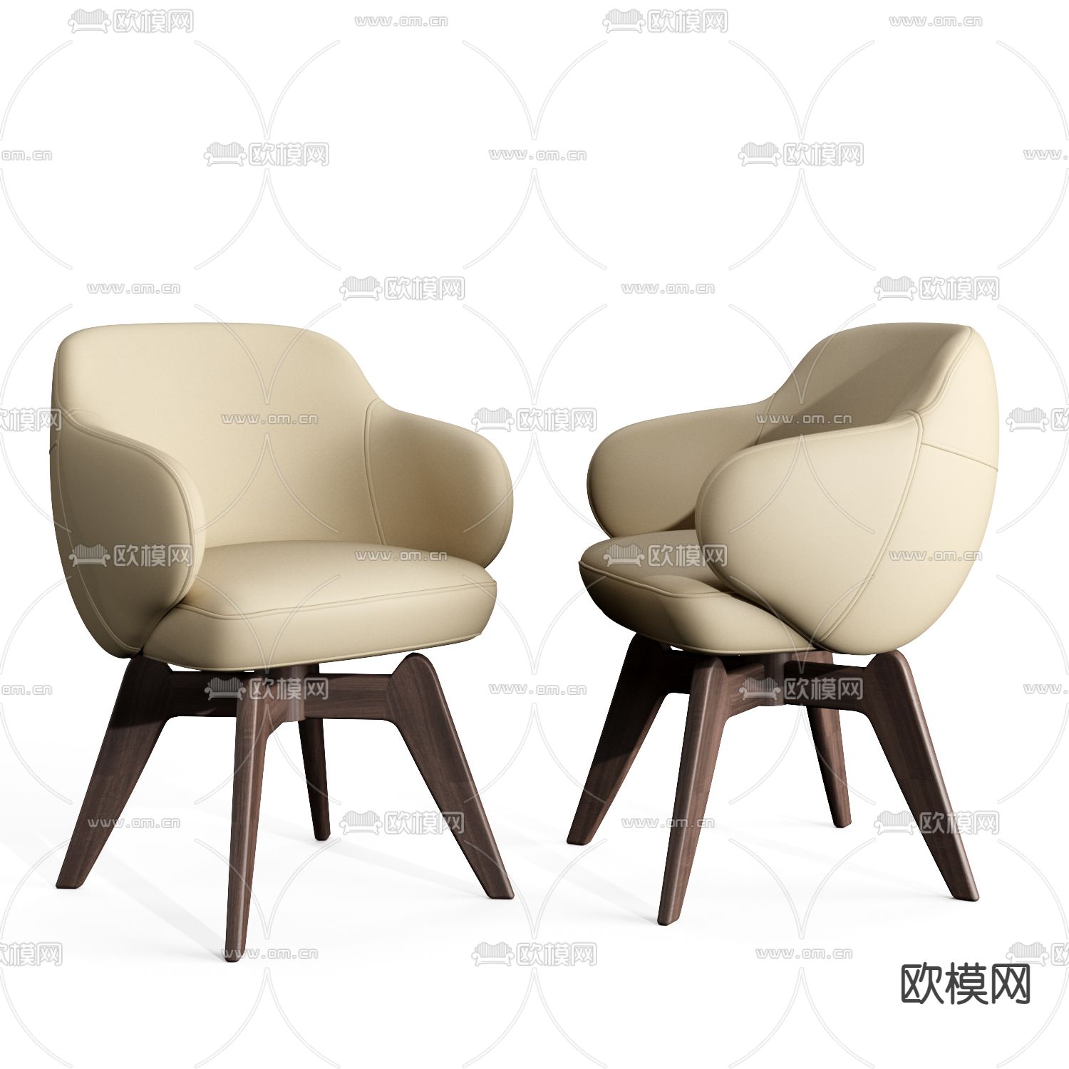 cattelan italia 单椅 餐椅3d模型下载