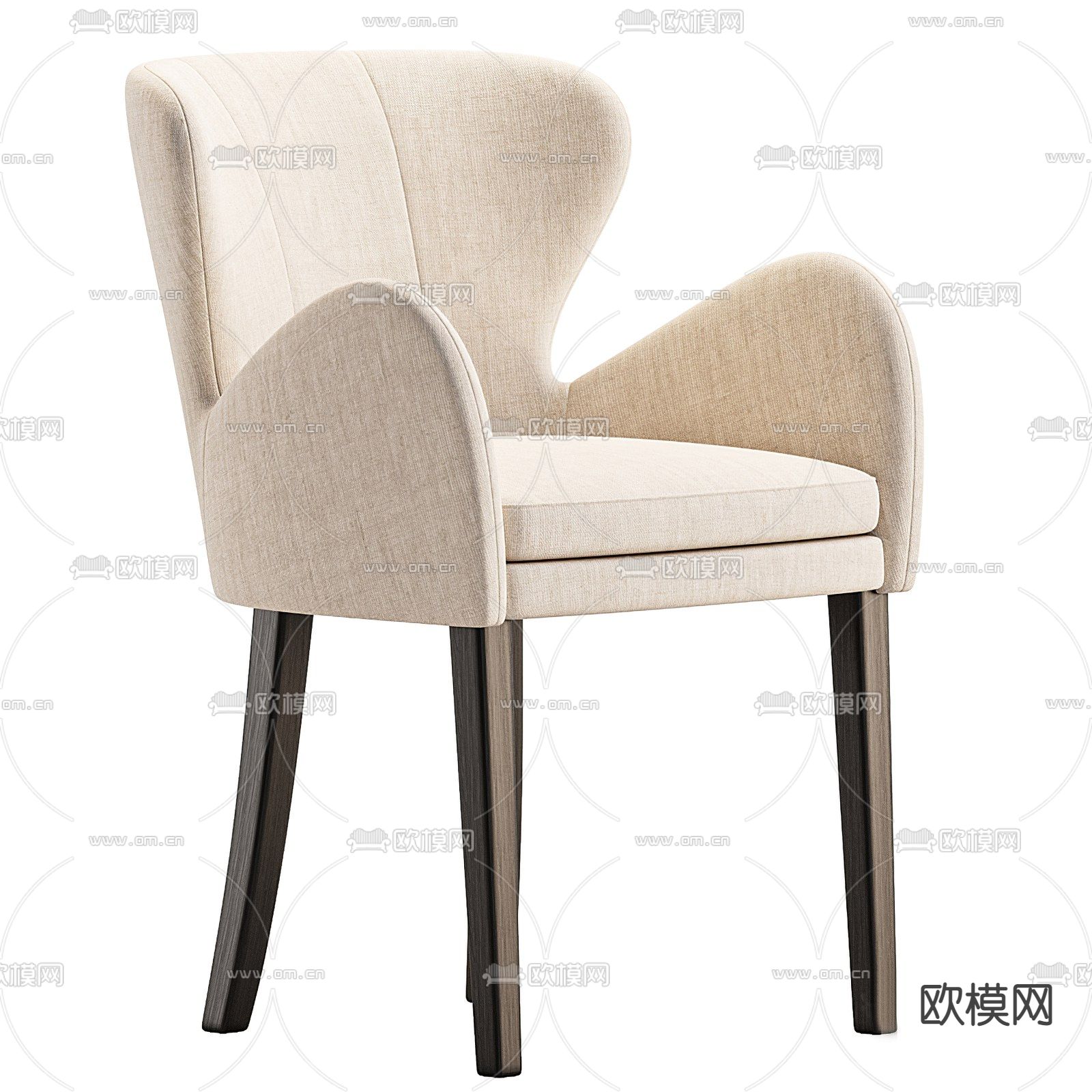 pertica椅子 单椅3d模型下载（渲染图2）