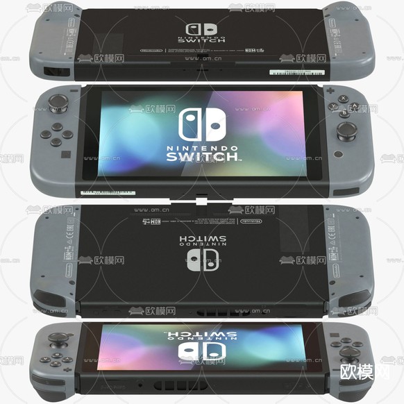 Nintendo任天堂掌上游戏机3d模型下载(渲染图3)