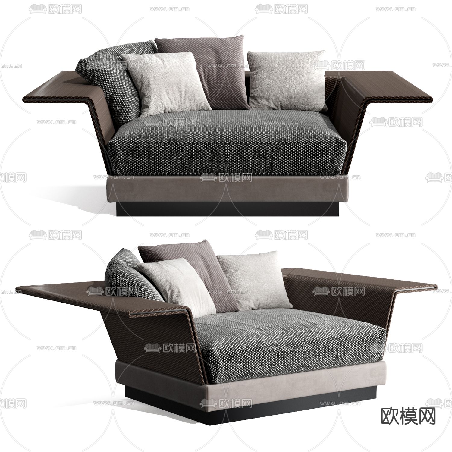 Poliform 单人沙发3d模型下载（渲染图2）