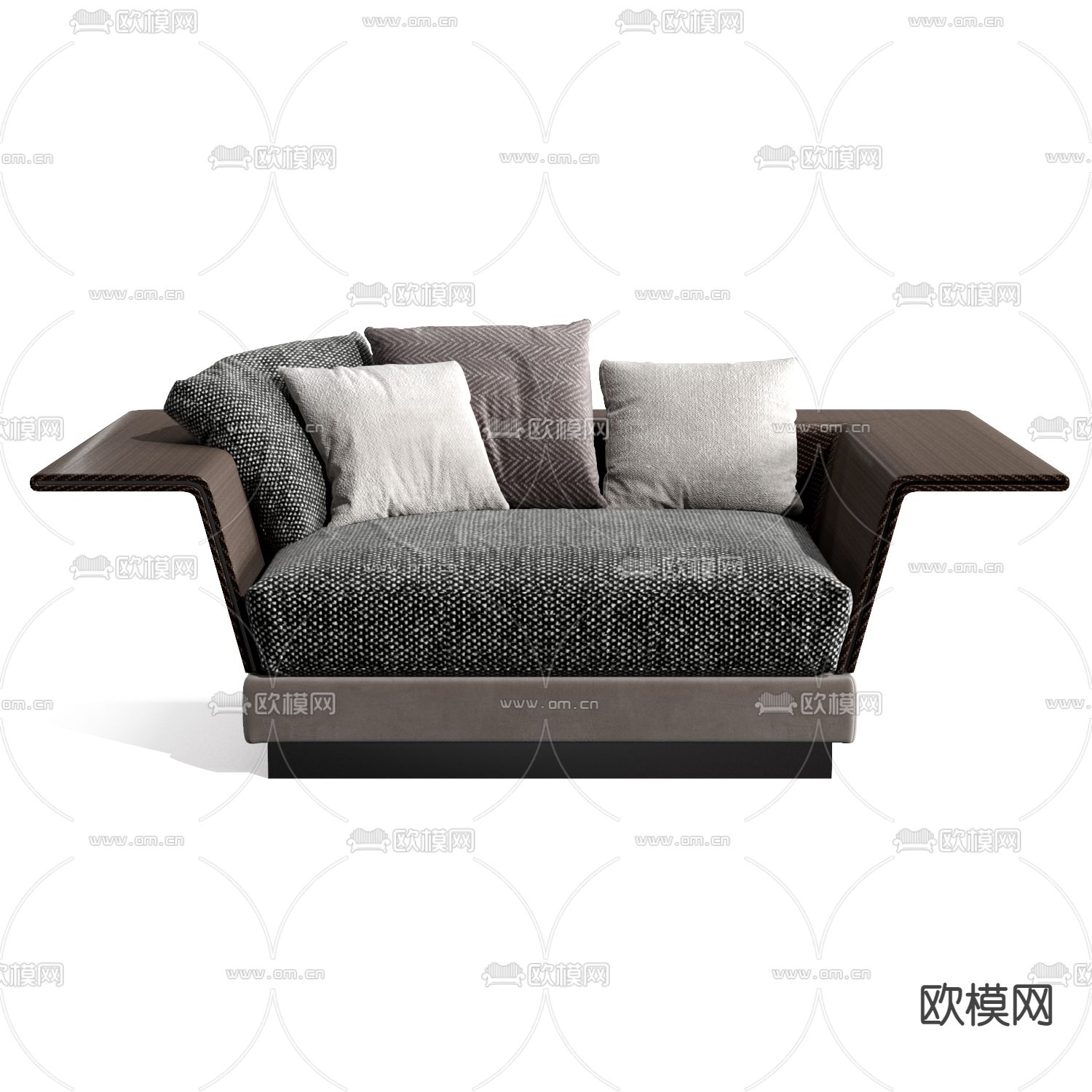 Poliform 单人沙发3d模型下载（渲染图1）