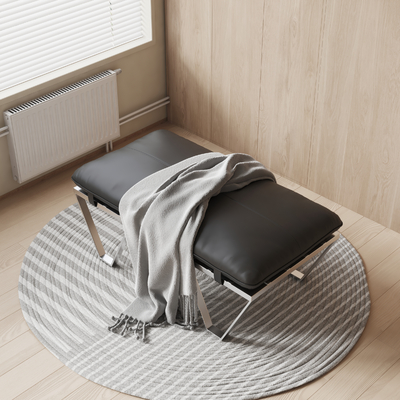  现代黑色脚踏su模型 