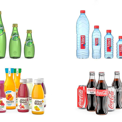  现代饮料可乐su模型 