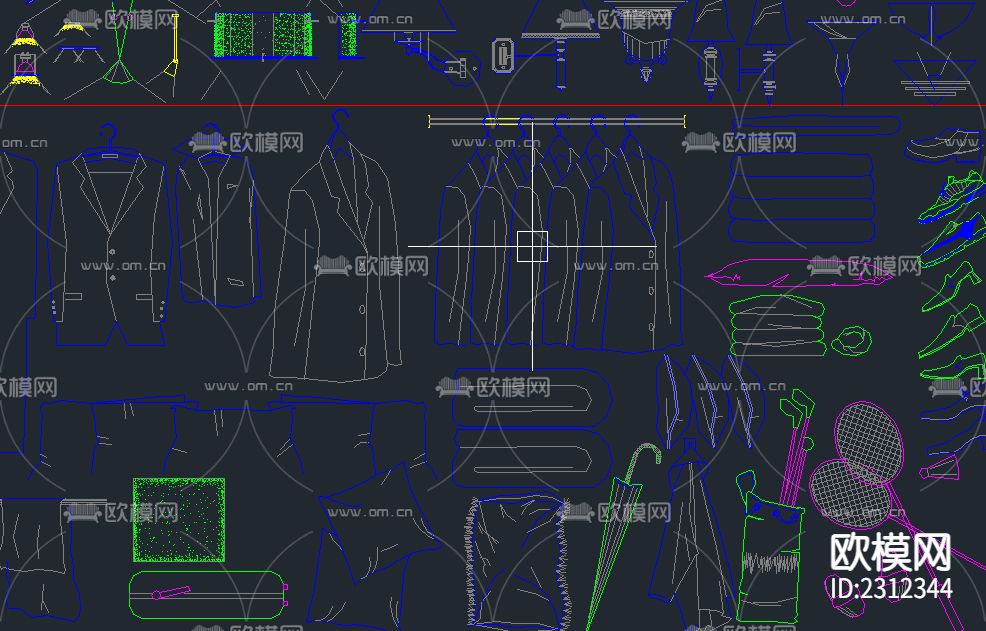 饰品CAD图库下载