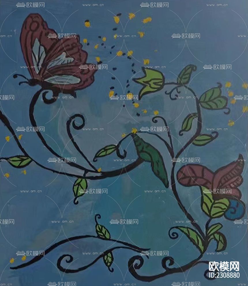 花围墙涂鸦下载