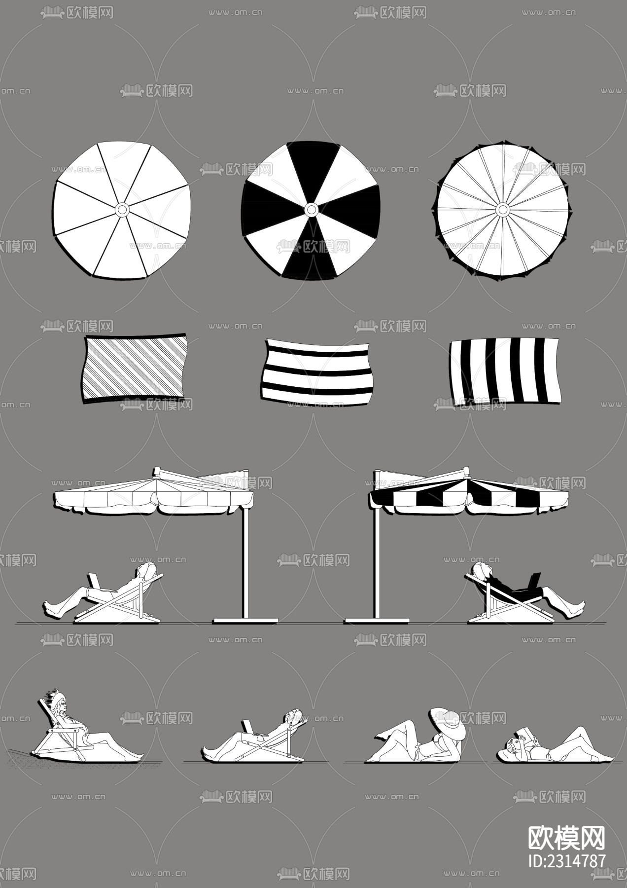 精选娱乐健身游乐场专题CAD图库下载（渲染图5）
